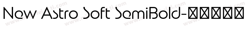 New Astro Soft SemiBold字体转换